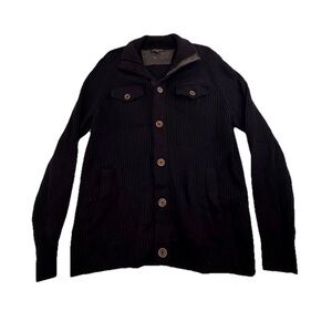 Banana Republic Navy Extra Fine 100% Merino Wool Sweater XL